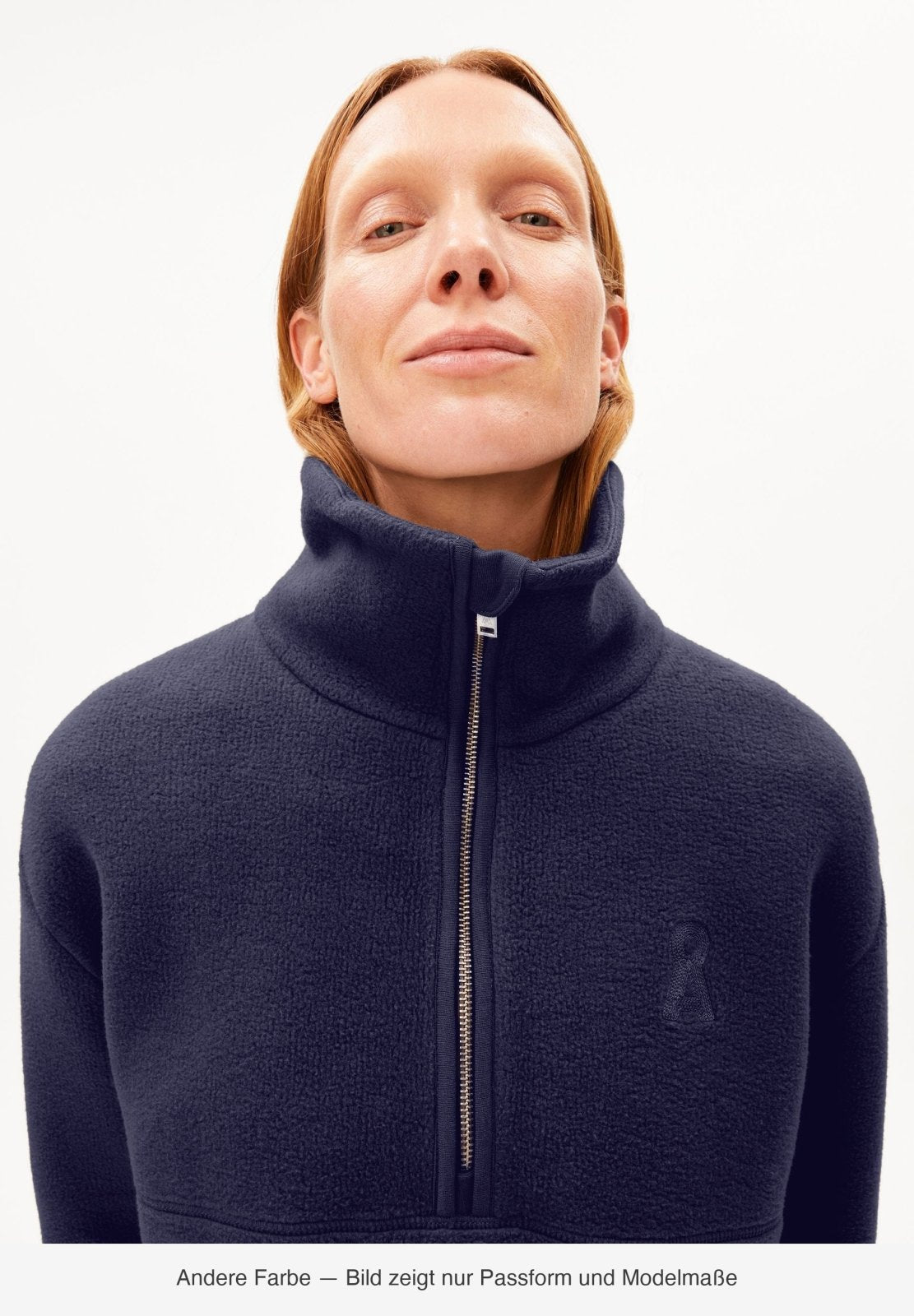 ARMEDANGELS - HAARLEENAA Fleece-Pullover • claystone - ROSA ECK