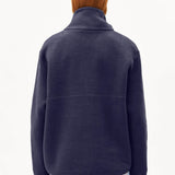 ARMEDANGELS - HAARLEENAA Fleece - Pullover • tinted navy - T-Shirt - ROSA ECK