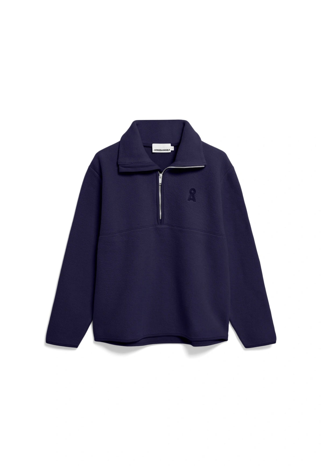 ARMEDANGELS - HAARLEENAA Fleece - Pullover • tinted navy - T-Shirt - ROSA ECK