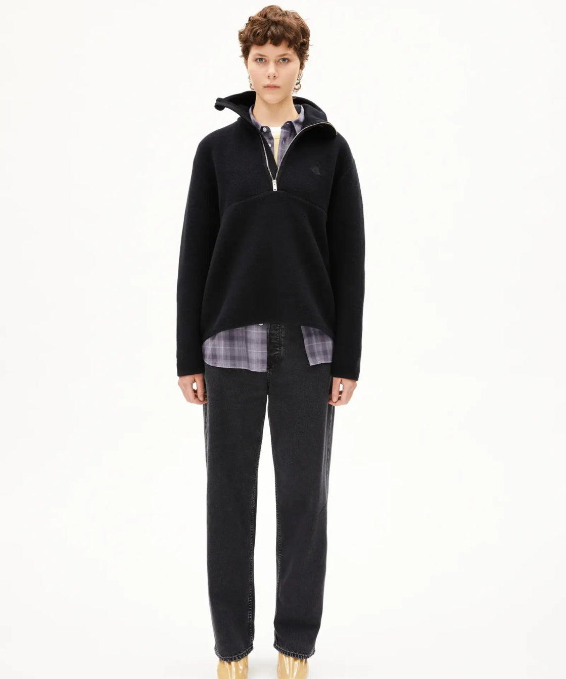 ARMEDANGELS - HAARLEENAA Fleecepullover • black - ROSA ECK Concept Store