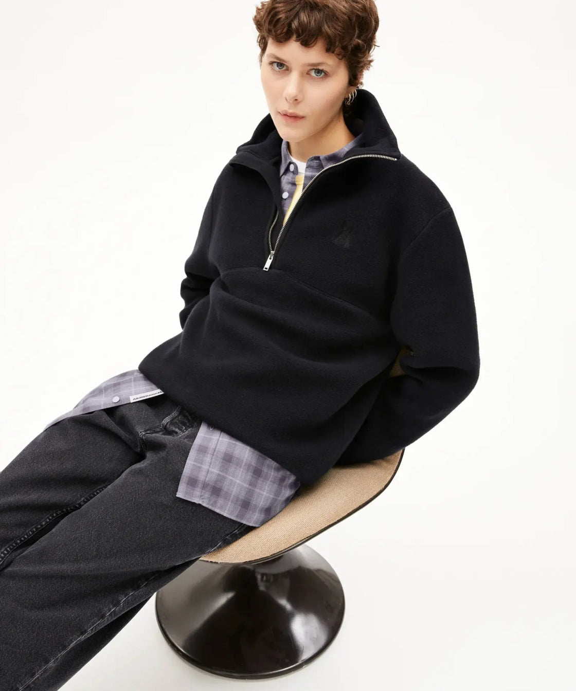 ARMEDANGELS - HAARLEENAA Fleecepullover • black - ROSA ECK Concept Store