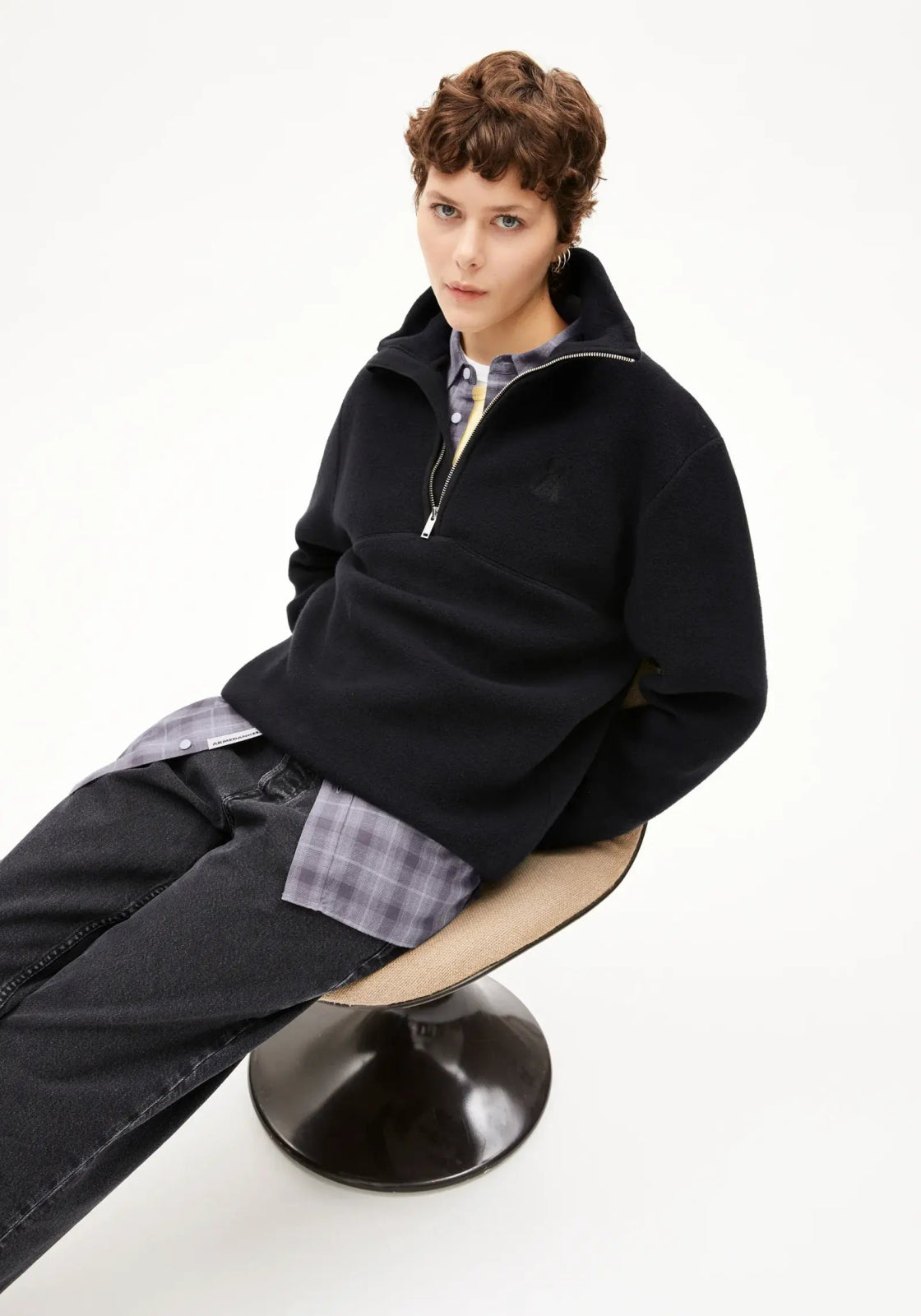 ARMEDANGELS - HAARLEENAA Fleecepullover • black - ROSA ECK Concept Store