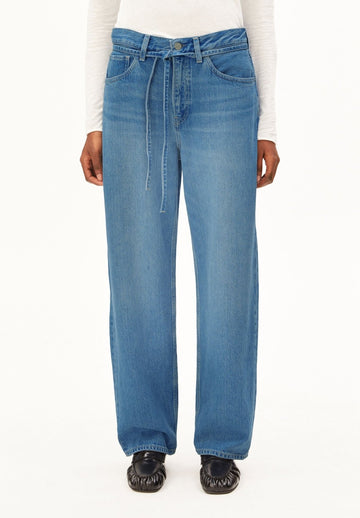 HAAYI Low Waist Baggy Jeans in Hellblau von ARMEDANGELS – Ansicht 1