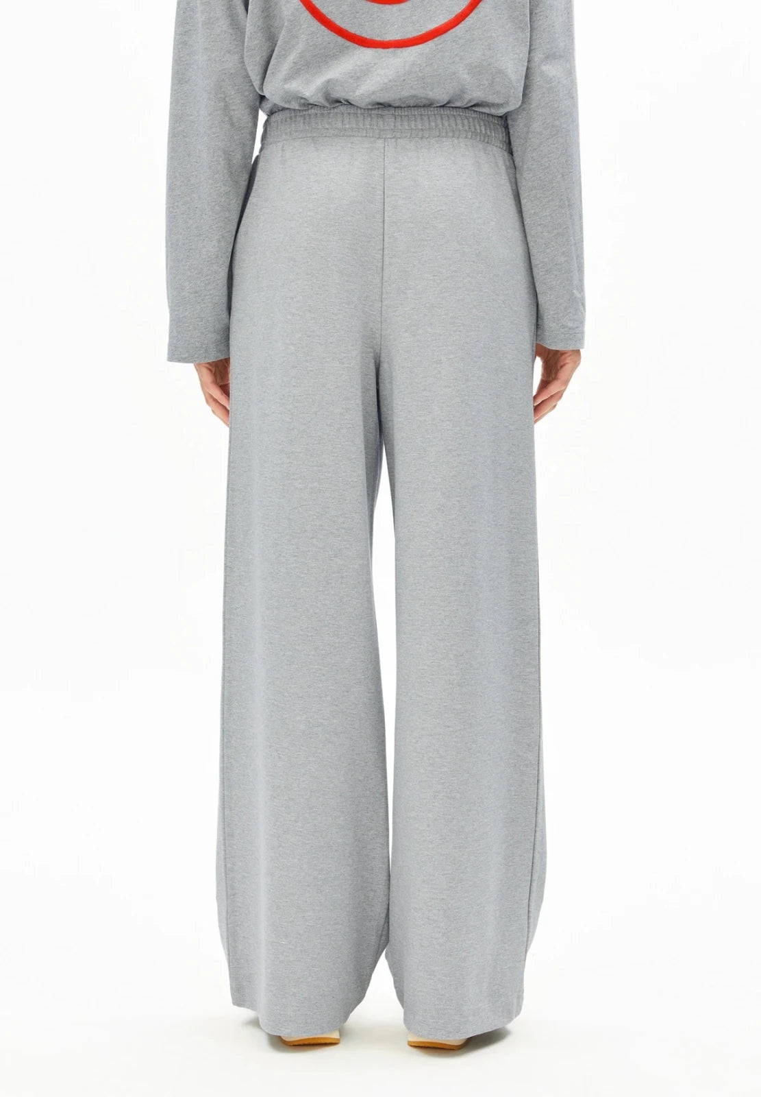 ARMEDANGELS - HIMAARI Jersey Jogginghose • silver melange - Hose - ROSA ECK