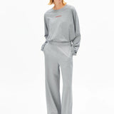 ARMEDANGELS - HIMAARI Jersey Jogginghose • silver melange - Hose - ROSA ECK