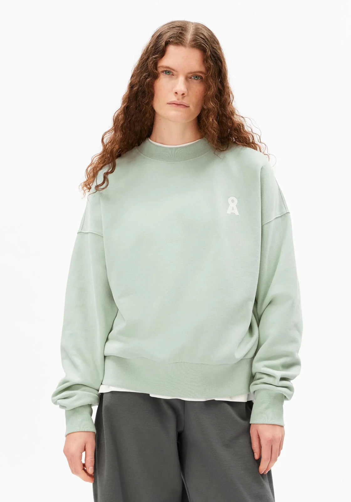 ARMEDANGELS - ICONIC Å ALIZAA Pullover • foam - ROSA ECK