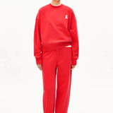 ARMEDANGELS - ICONIC Å ALIZAA Pullover • mars red - T-Shirt - ROSA ECK