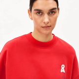 ARMEDANGELS - ICONIC Å ALIZAA Pullover • mars red - T-Shirt - ROSA ECK