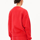 ARMEDANGELS - ICONIC Å ALIZAA Pullover • mars red - T-Shirt - ROSA ECK