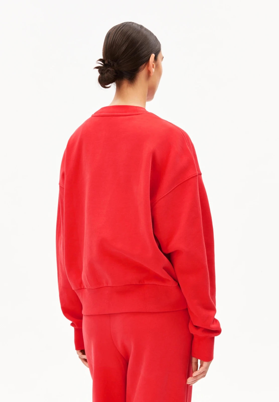ARMEDANGELS - ICONIC Å ALIZAA Pullover • mars red - T-Shirt - ROSA ECK