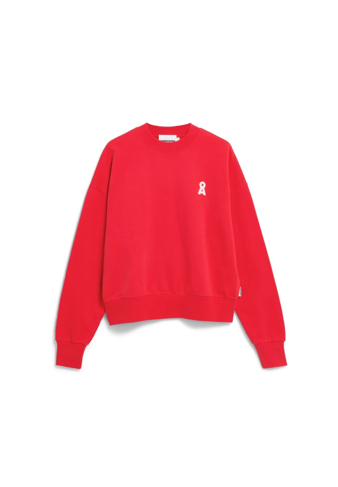 ARMEDANGELS - ICONIC Å ALIZAA Pullover • mars red - T-Shirt - ROSA ECK