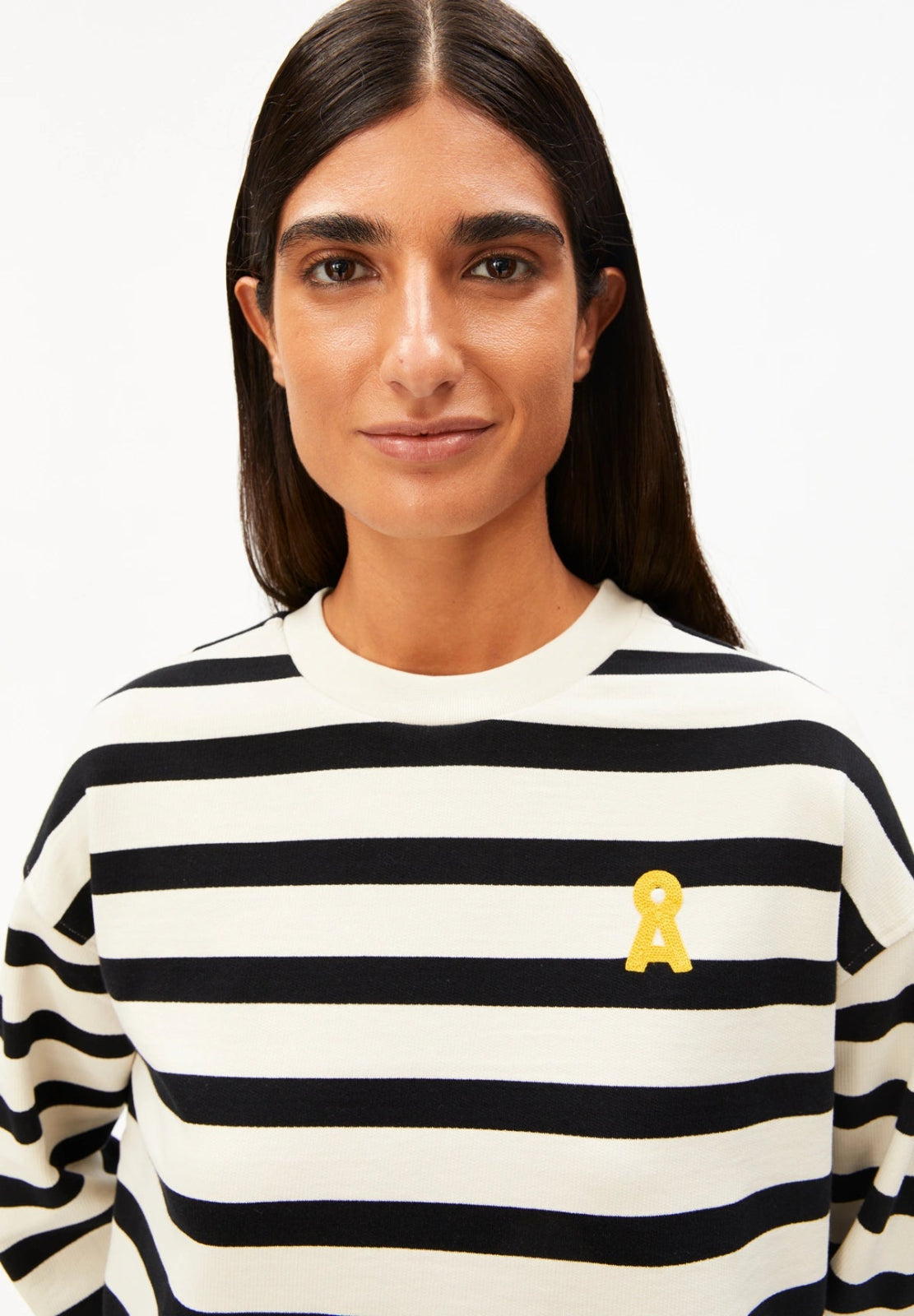 ARMEDANGELS - ICONIC Å FRANKAA BOLD Pullover • undyed - black - T-Shirt - ROSA ECK