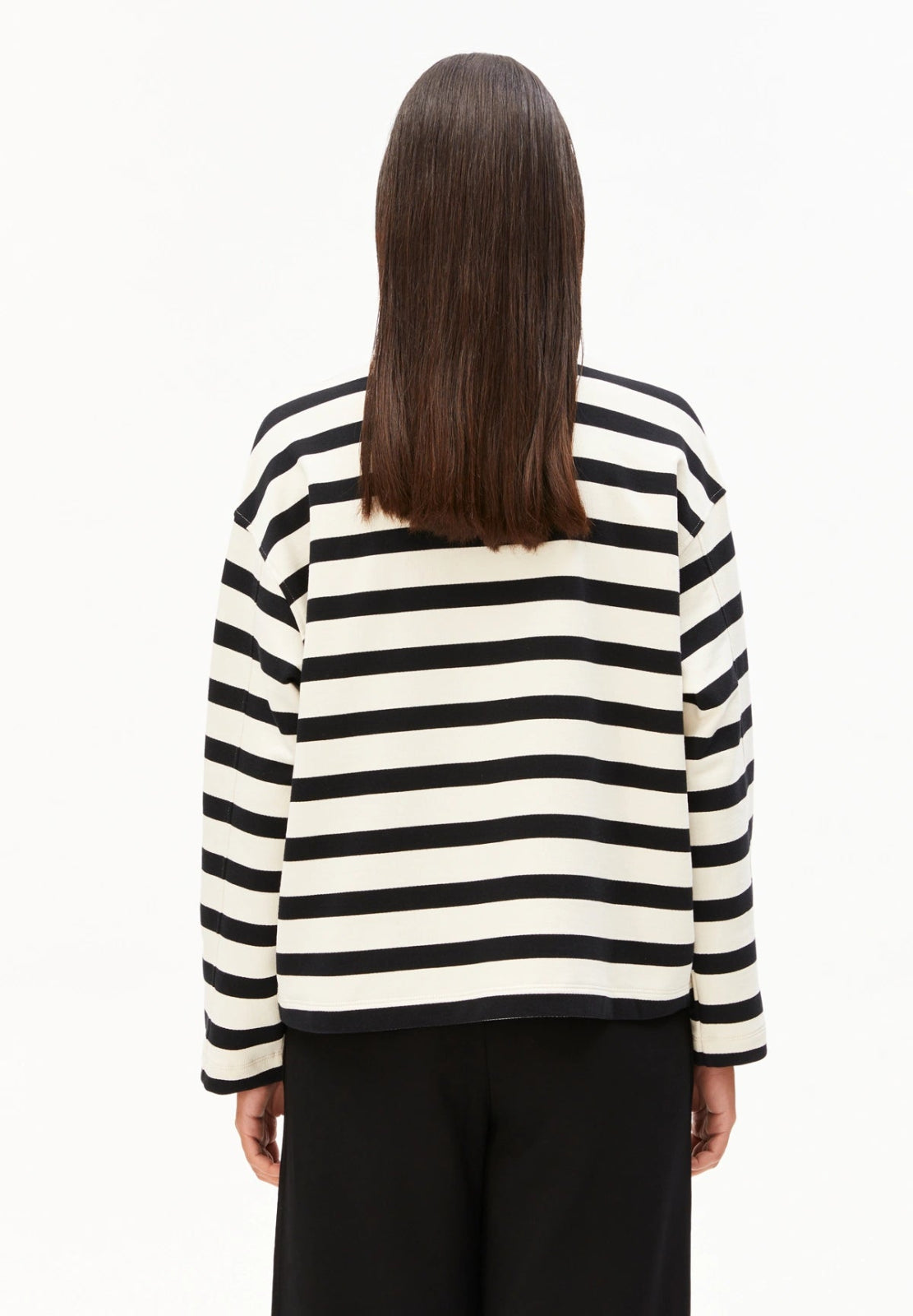 ARMEDANGELS - ICONIC Å FRANKAA BOLD Pullover • undyed - black - T-Shirt - ROSA ECK