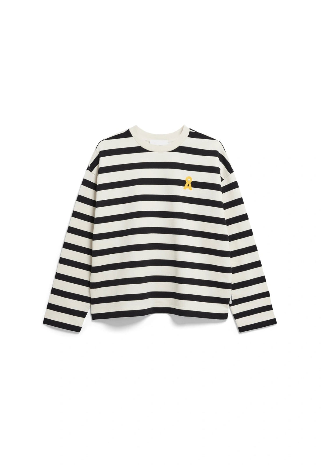 ARMEDANGELS - ICONIC Å FRANKAA BOLD Pullover • undyed - black - T-Shirt - ROSA ECK