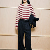 ICONIC Å FRANKAA BOLD Pullover • undyed-velvet red
