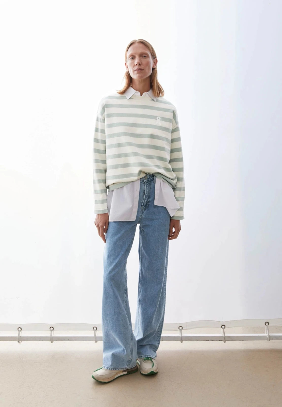 ARMEDANGELS - ICONIC Å FRANKAA BOLD T-Shirt • undyed - foam - T-Shirt - ROSA ECK