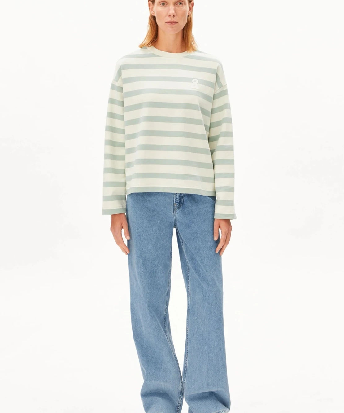 ARMEDANGELS - ICONIC Å FRANKAA BOLD T-Shirt • undyed - foam - T-Shirt - ROSA ECK