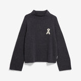 ICONIC Å MONALAA BOUCLÉ Strickpullover • steel melange-oatmilk