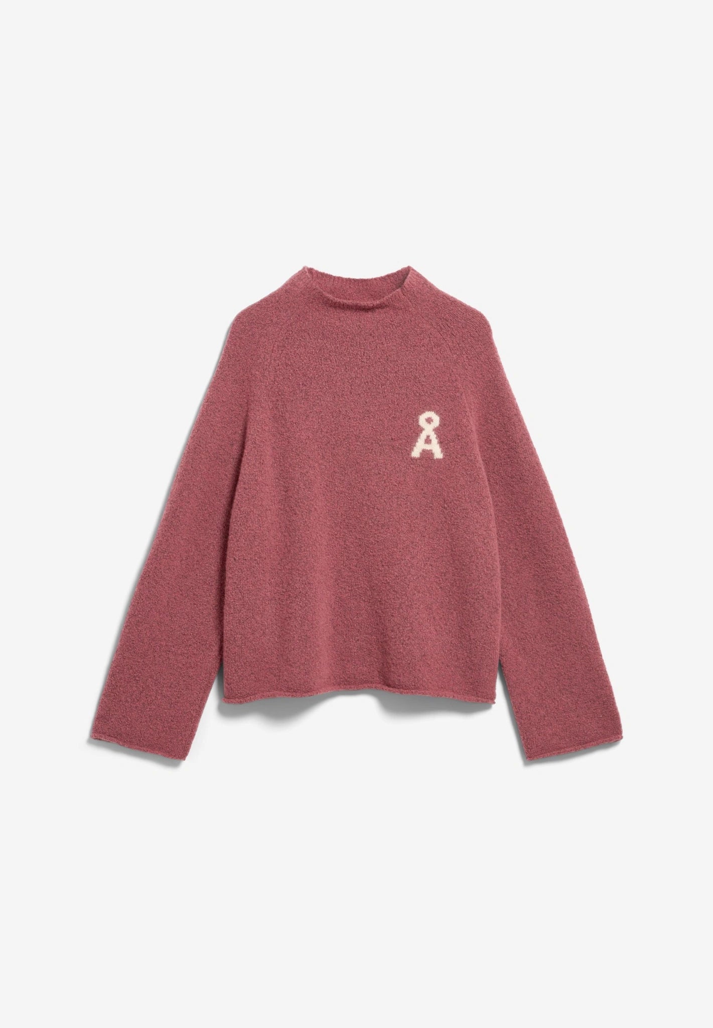 ICONIC Å MONALAA BOUCLÉ Strickpullover • velvet ember