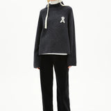 ARMEDANGELS - ICONIC Å RAMONAA BOUCLÉ Strickjacke • Steel Melange Oatmilk - Cardigan - ROSA ECK