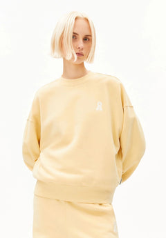 ARMEDANGELS - ICONIC Å ALIZAA Pullover • golden hay - ROSA ECK