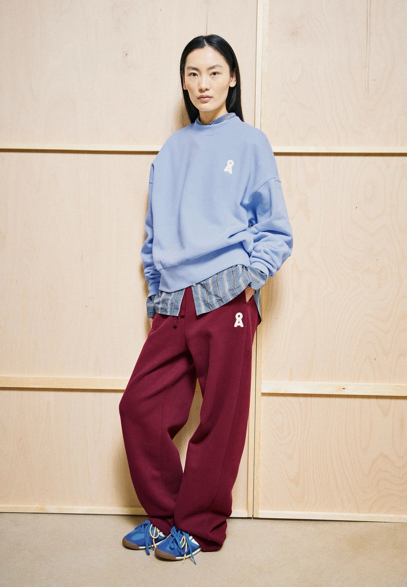 ARMEDANGELS - ICONIC Å ALIZAA Pullover • soft blue - ROSA ECK