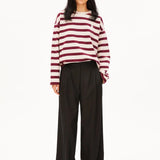 ARMEDANGELS - ICONIC Å FRANKAA BOLD Pullover • undyed-velvet red - ROSA ECK