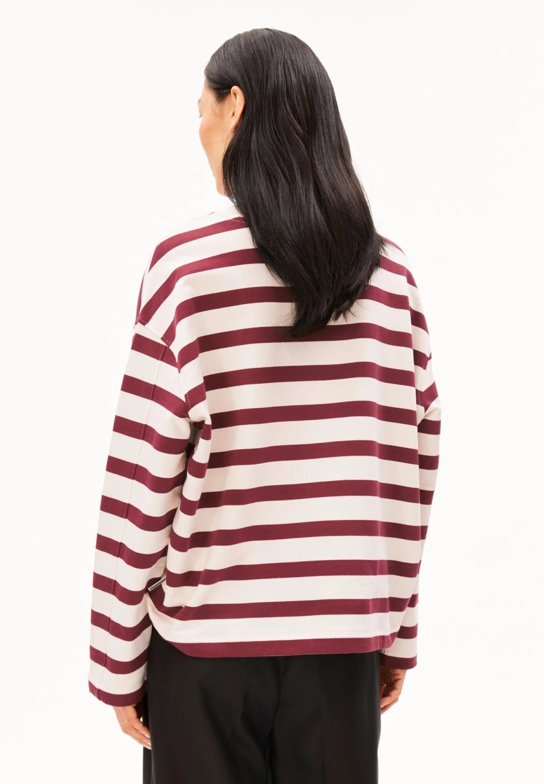 ARMEDANGELS - ICONIC Å FRANKAA BOLD Pullover • undyed-velvet red - ROSA ECK