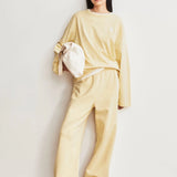 ARMEDANGELS - ICONIC Å IVAARA Sweathose • golden hay - ROSA ECK