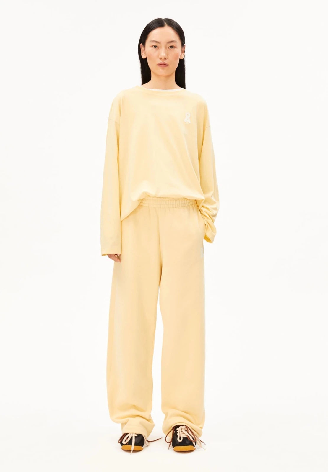 ARMEDANGELS - ICONIC Å IVAARA Sweathose • golden hay - ROSA ECK