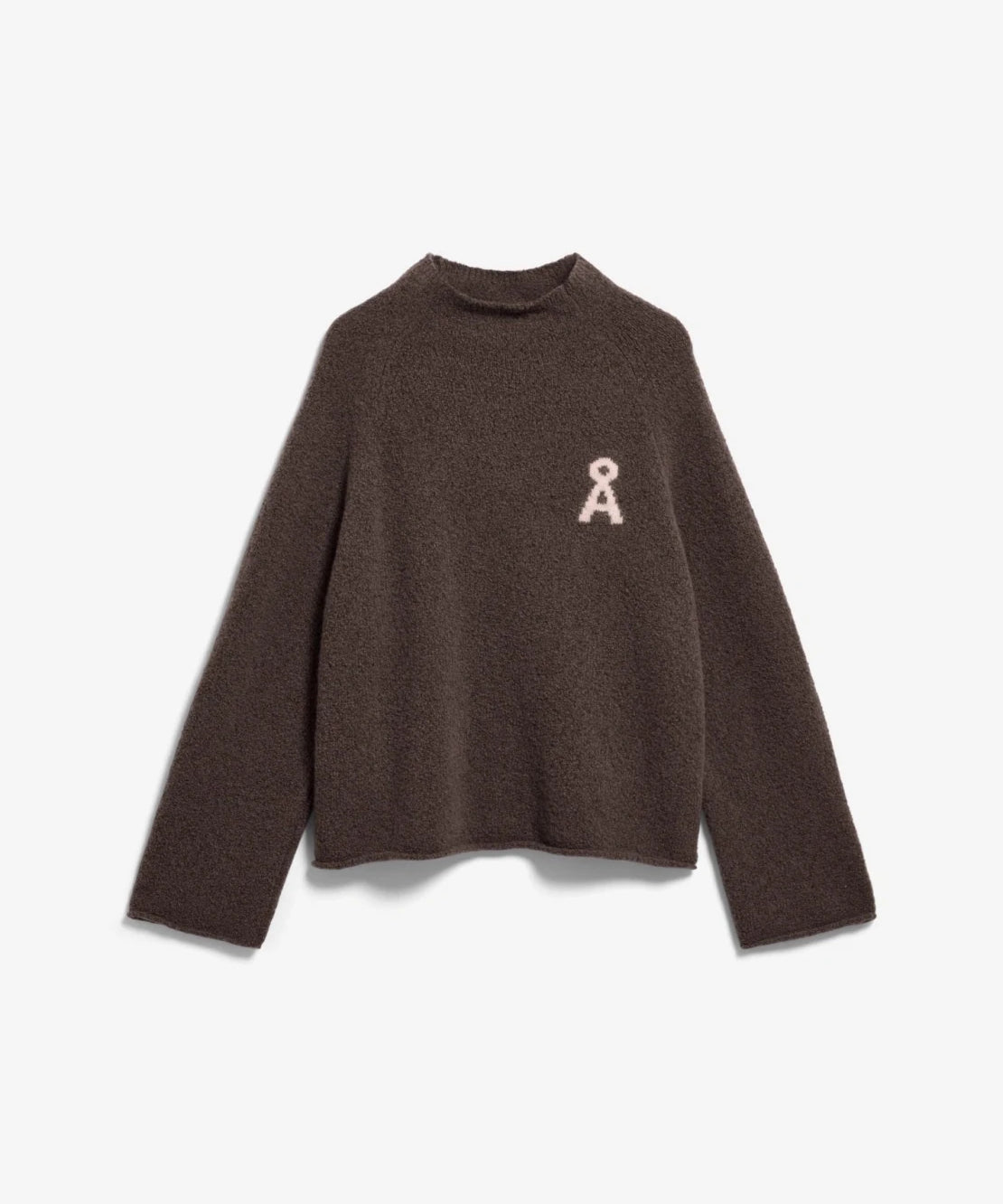 ARMEDANGELS - ICONIC Å MONALAA BOUCLÉ Strickpullover • claystone - ROSA ECK