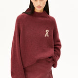 ARMEDANGELS - ICONIC Å MONALAA BOUCLÉ Strickpullover • velvet ember - ROSA ECK