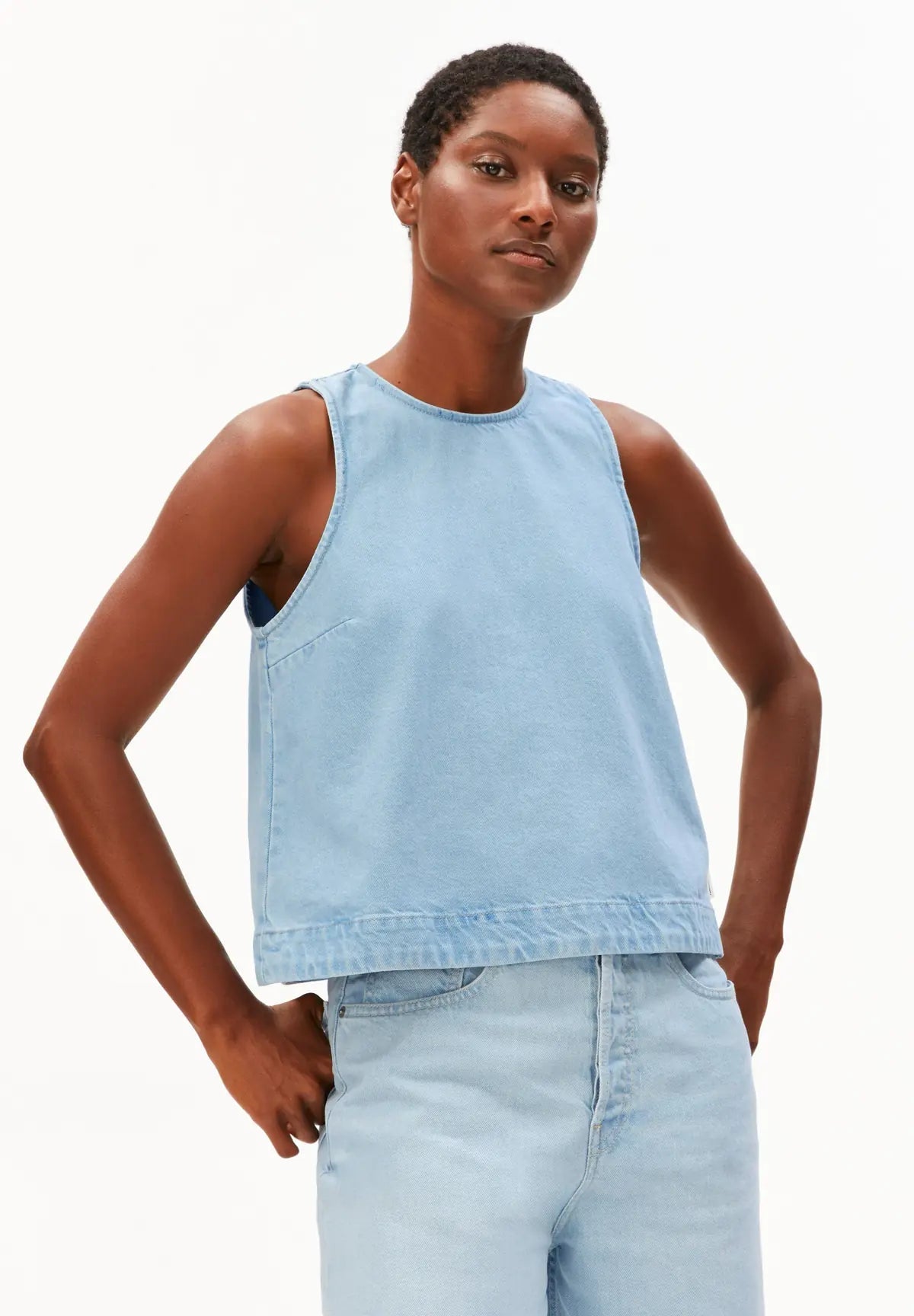 ARMEDANGELS - Jeans Top • barrea - ROSA ECK