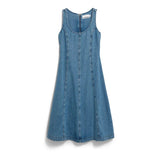 ARMEDANGELS - Jeanskleid in Midilänge • muscari - ROSA ECK
