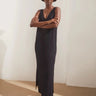 ARMEDANGELS - Jersey Midi Kleid • black - ROSA ECK