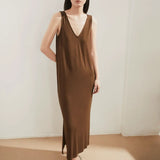 ARMEDANGELS - Jersey Midi Kleid • dried palm - ROSA ECK