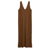 ARMEDANGELS - Jersey Midi Kleid • dried palm - ROSA ECK
