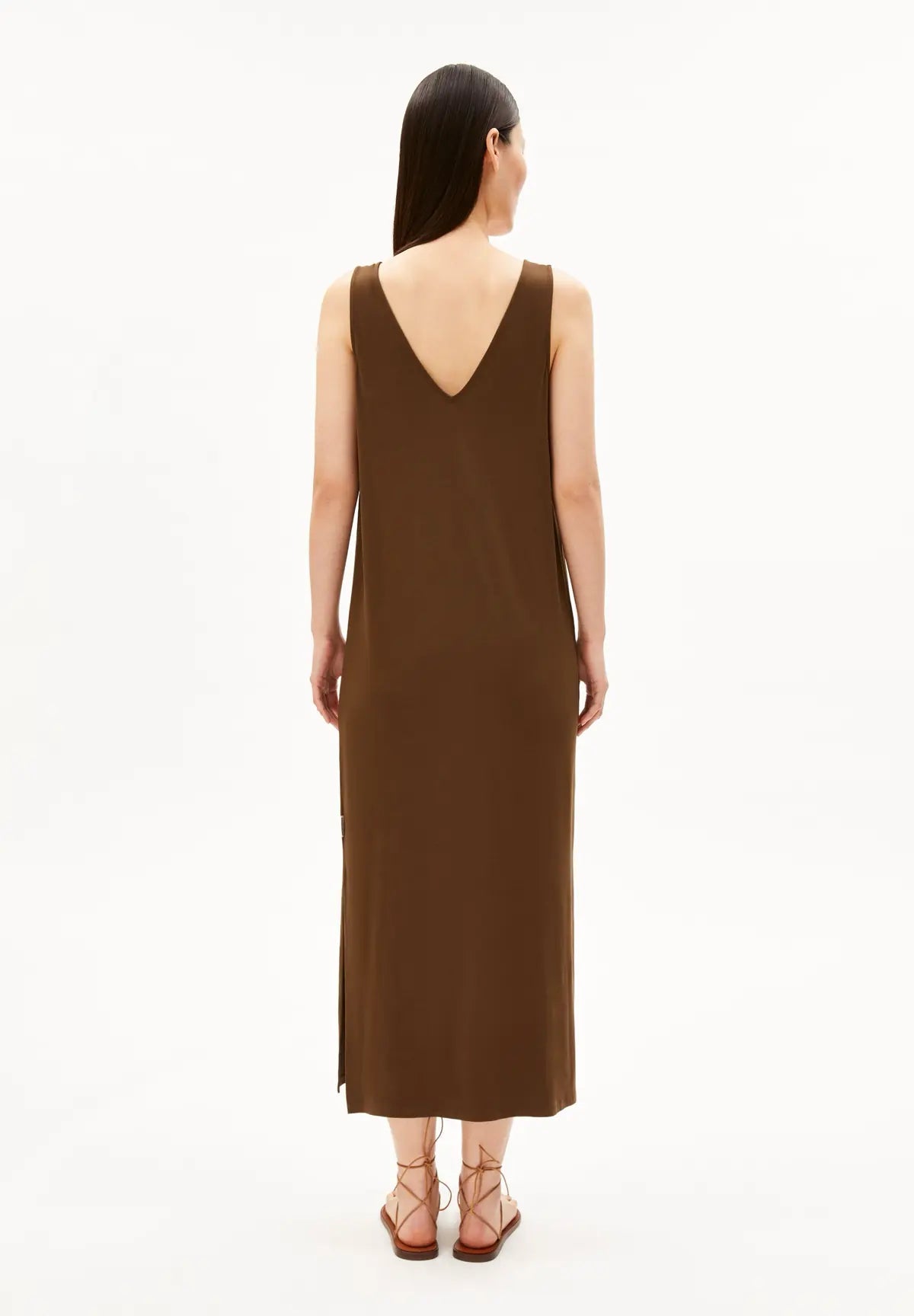 ARMEDANGELS - Jersey Midi Kleid • dried palm - ROSA ECK