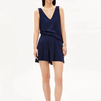 ARMEDANGELS - Jersey Shorts im Relaxed Fit • tinted navy - ROSA ECK