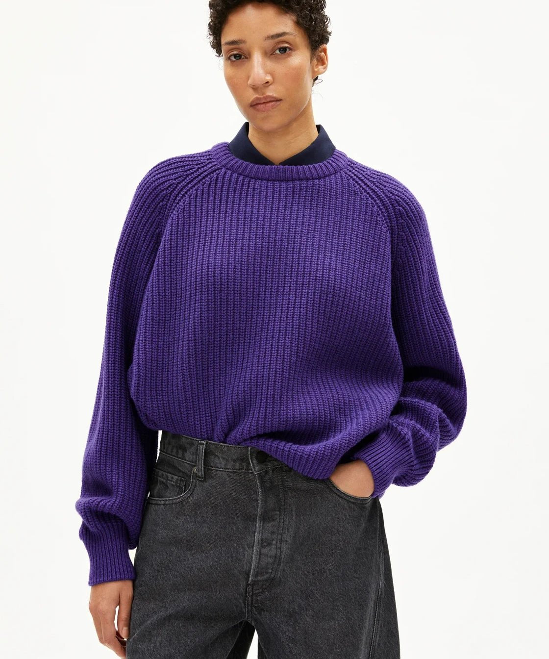 ARMEDANGELS - KAAGI Pullover • indigo lilac - Pullover - ROSA ECK