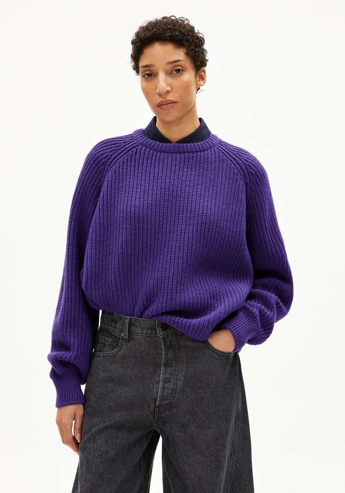 ARMEDANGELS - KAAGI Pullover • indigo lilac - Pullover - ROSA ECK