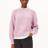 KAAGI Rippstrick-Pullover • frosted rose