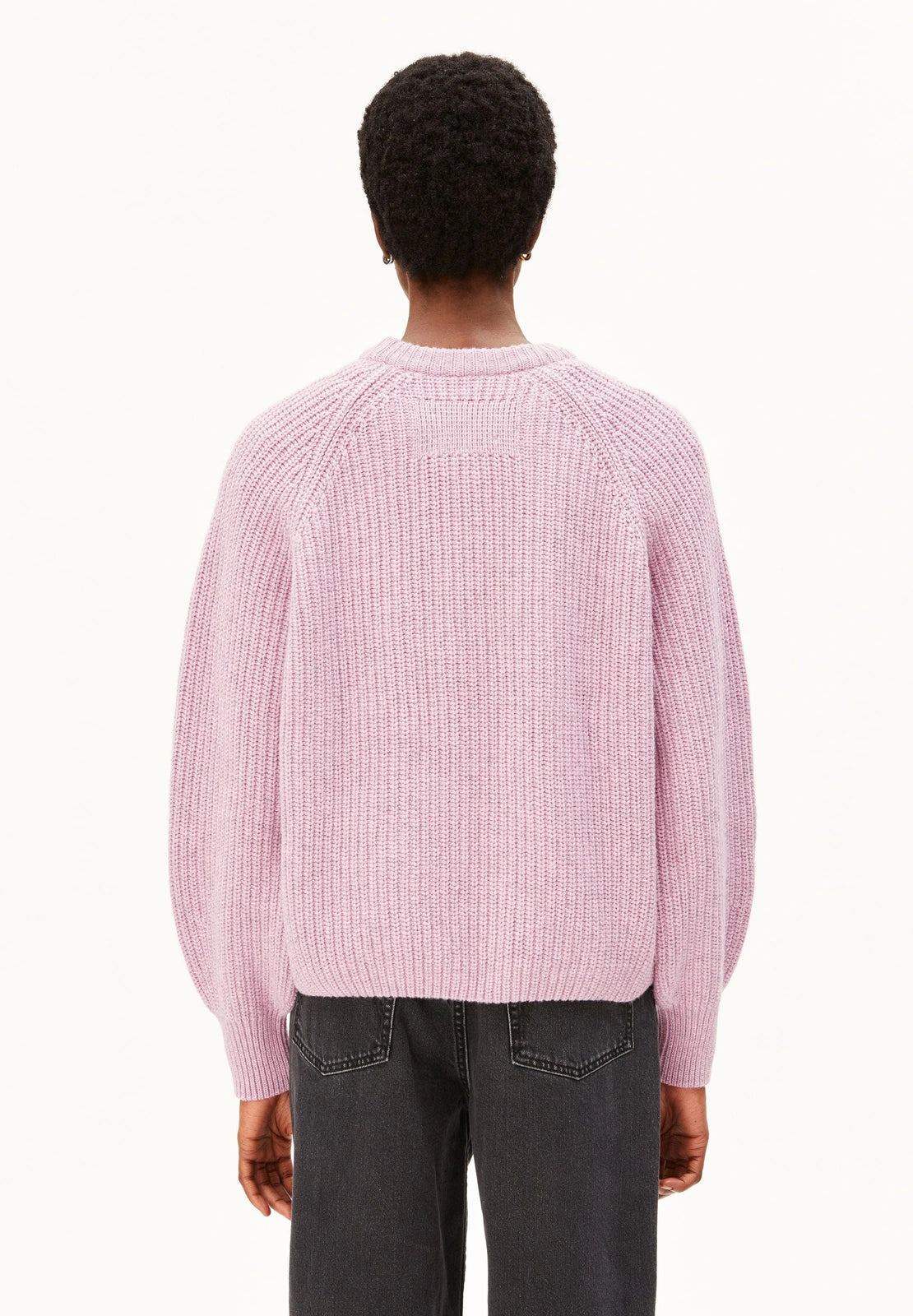 KAAGI Rippstrick-Pullover • frosted rose