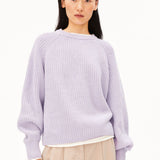 KAAGI Rippstrick-Pullover • moonlit lilac