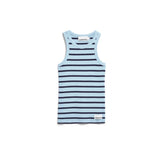 ARMEDANGELS - KANITAA Gestreiftes Ripp - Top • blue glow - tinted navy - Top - ROSA ECK
