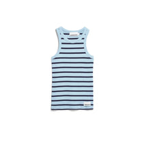 ARMEDANGELS - KANITAA Gestreiftes Ripp - Top • blue glow - tinted navy - Top - ROSA ECK