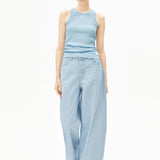 ARMEDANGELS - KANITAA Ripp - Top • blue glow - Top - ROSA ECK