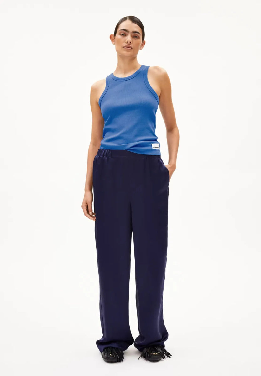 ARMEDANGELS - KANITAA Ripp - Top • dark morning - Top - ROSA ECK Concept Store