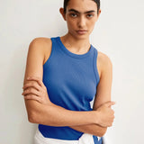 ARMEDANGELS - KANITAA Ripp - Top • dark morning - Top - ROSA ECK Concept Store