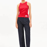 ARMEDANGELS - KANITAA Ripp - Top • mars red - Top - ROSA ECK